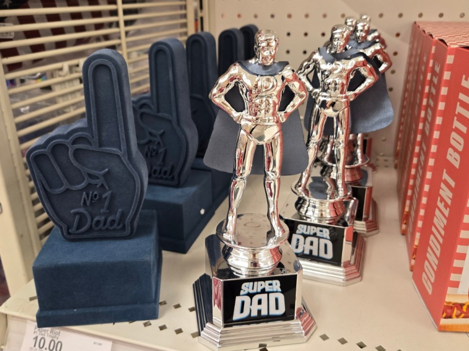 best dad trophies on store shelf