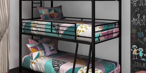 Triple Twin Bunk Bed Only $189 Shipped on Walmart.online (Regularly $362)