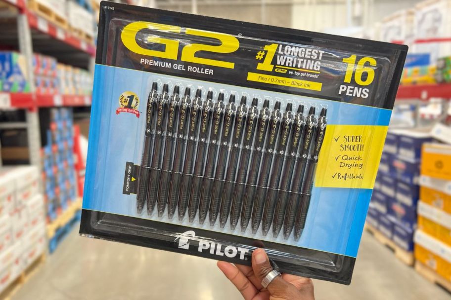 Pilot G2 Retractable Gel Pens 16-Count in Black at Sam's Club