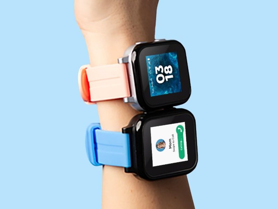 kids wrist with 2 Gabb Wireless Watches