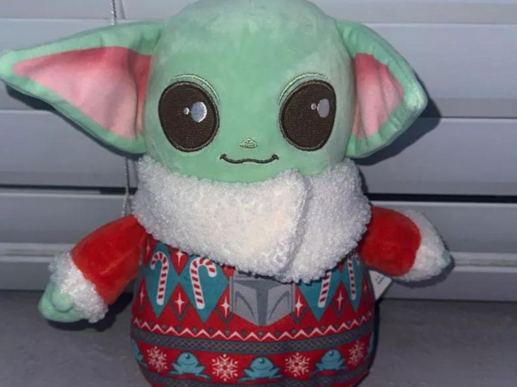 8 Inch Holiday Grogu Plush