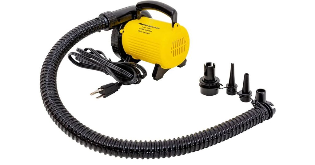 Airhead High Pressure Air Pump, 120V, Yellow/Black