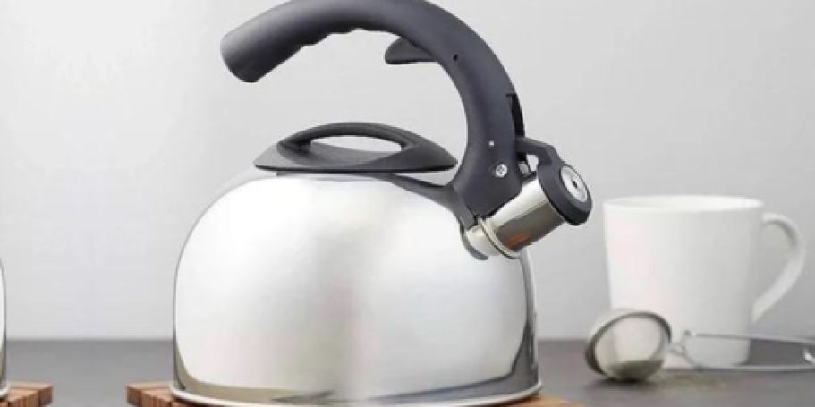 Amazon Basics Tea Kettle ONLY $9.99 + Free Shipping for Prime Members!