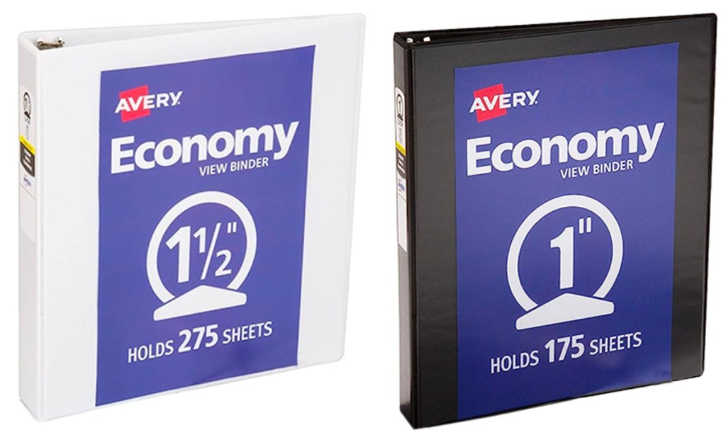 Avery Economy View Binder