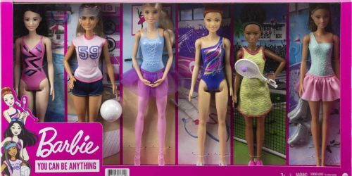 Barbie Sports-Themed Career Doll 6-Pack Only $20 on Walmart.online (Reg. $36) | Just $3.33 Each!