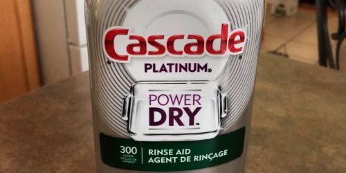 Cascade Dishwasher Rinse Aid 30oz Bottle Just $6.42 Shipped on Amazon