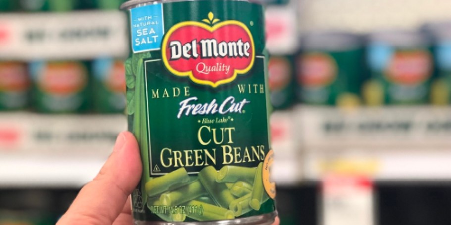 Del Monte Green Beans 12-Pack Just $8.88 Shipped on Amazon | Only 74¢ Per Can!