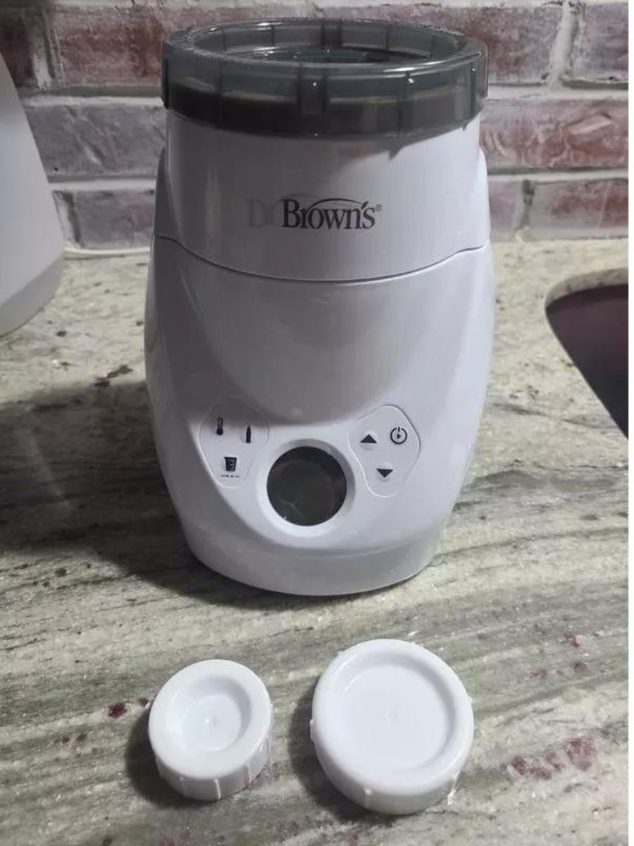 A baby bottle warmer 