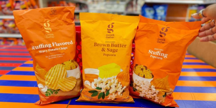 *NEW* Good & Gather Stuffing Flavored Chips AND Popcorn