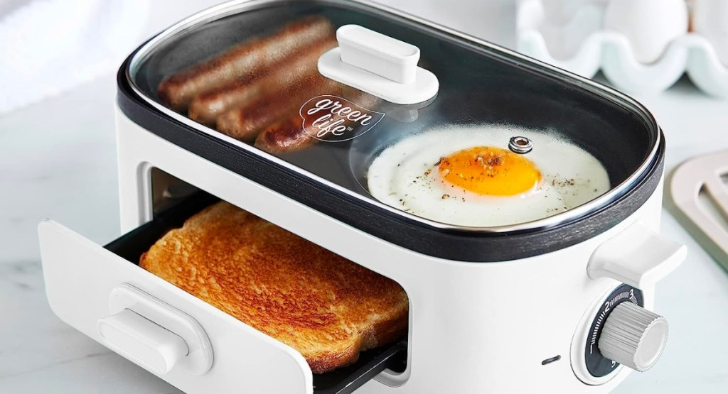 GreenLife 3-in-1 Breakfast Maker