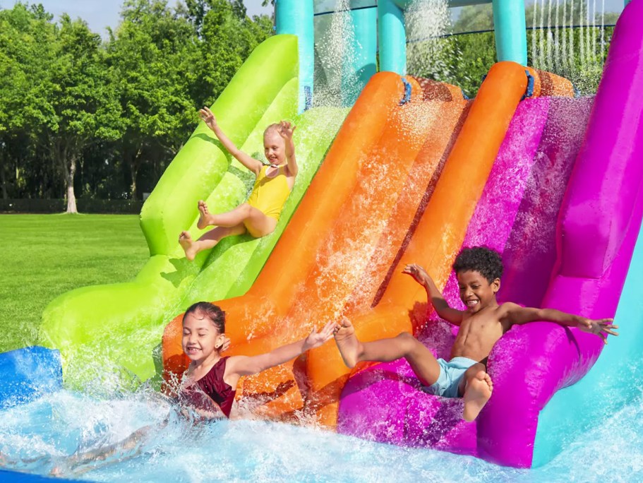 $100 Off Sam’s Club Kids Inflatable Backyard Water Park w/ 3 Slides & Pool