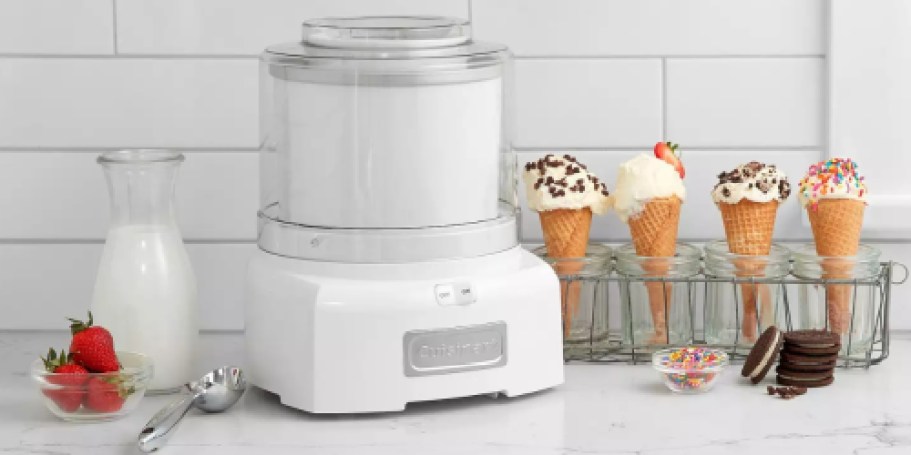 Cuisinart Ice Cream, Frozen Yogurt, & Sorbet Maker from $48.99 on Kohls.online (Reg. $80)