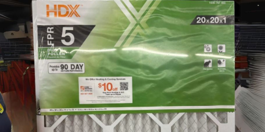 Home Depot Furnace Air Filter 12-Pack Only $42 Shipped (JUST $3.50 Each)
