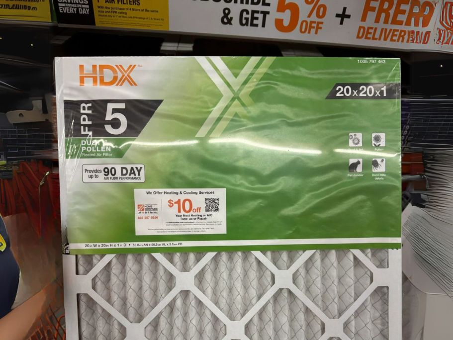 Home Depot Furnace Air Filter 12-Pack Only $42 Shipped (JUST $3.50 Each)