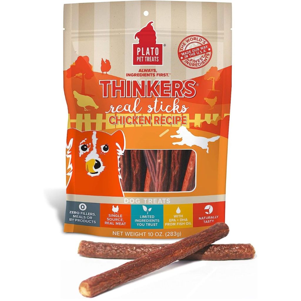 Plato Chicken Dog Treats Bag