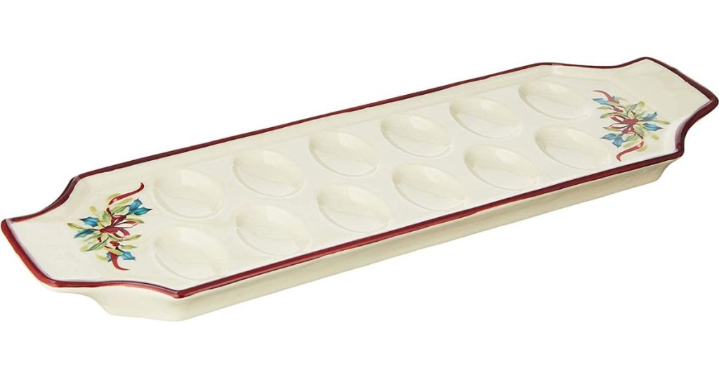 Lenox Winter Greetings Deviled Egg Tray