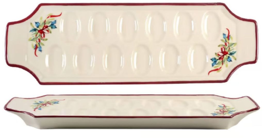 Lenox Winter Greetings Deviled Egg Tray