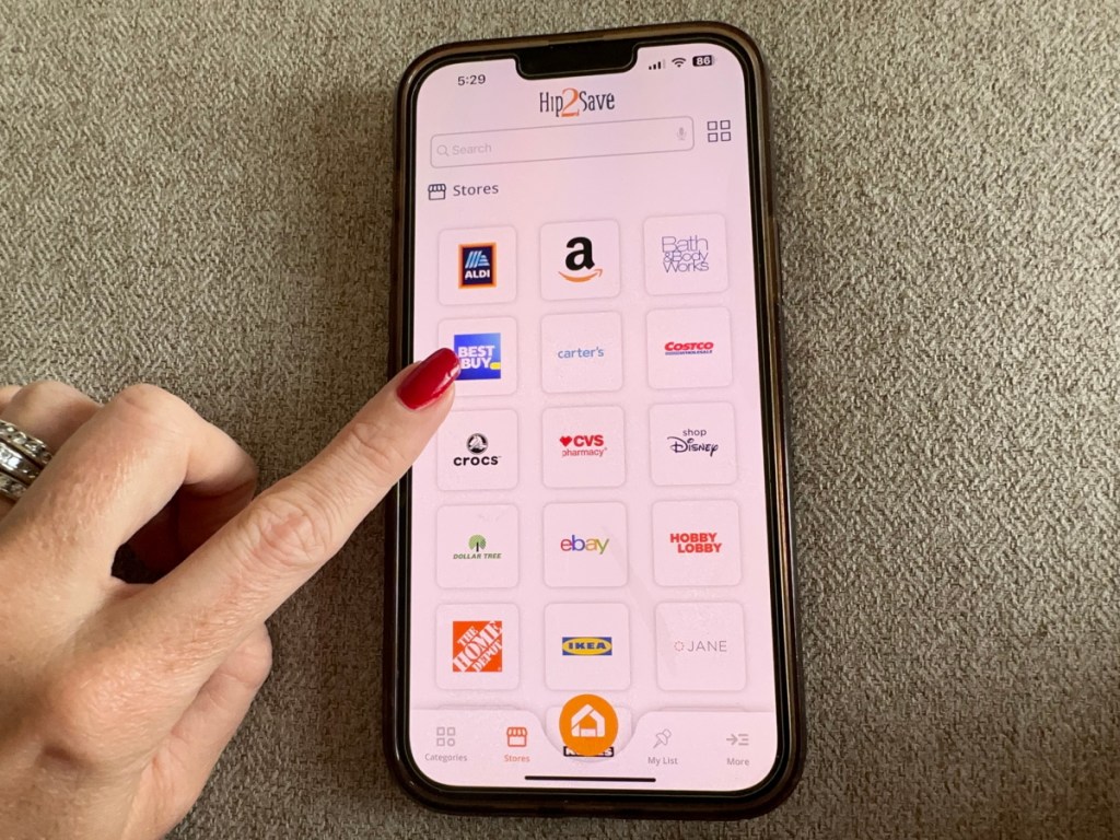 Hip2Save App Store Categories