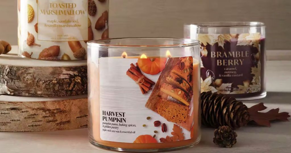 3-Wick Candles from JCPenney