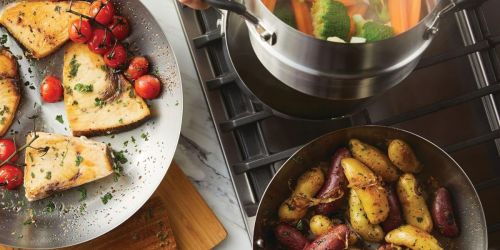 KitchenAid Stainless Steel Cookware 10-Piece Just $85.91 Shipped on Walmart.online (Reg. $190)