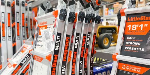 Little Giant 11′ Telescoping Multi-Position Ladder Only $99 on Lowes.online (Regularly $169) | Lifetime Warranty