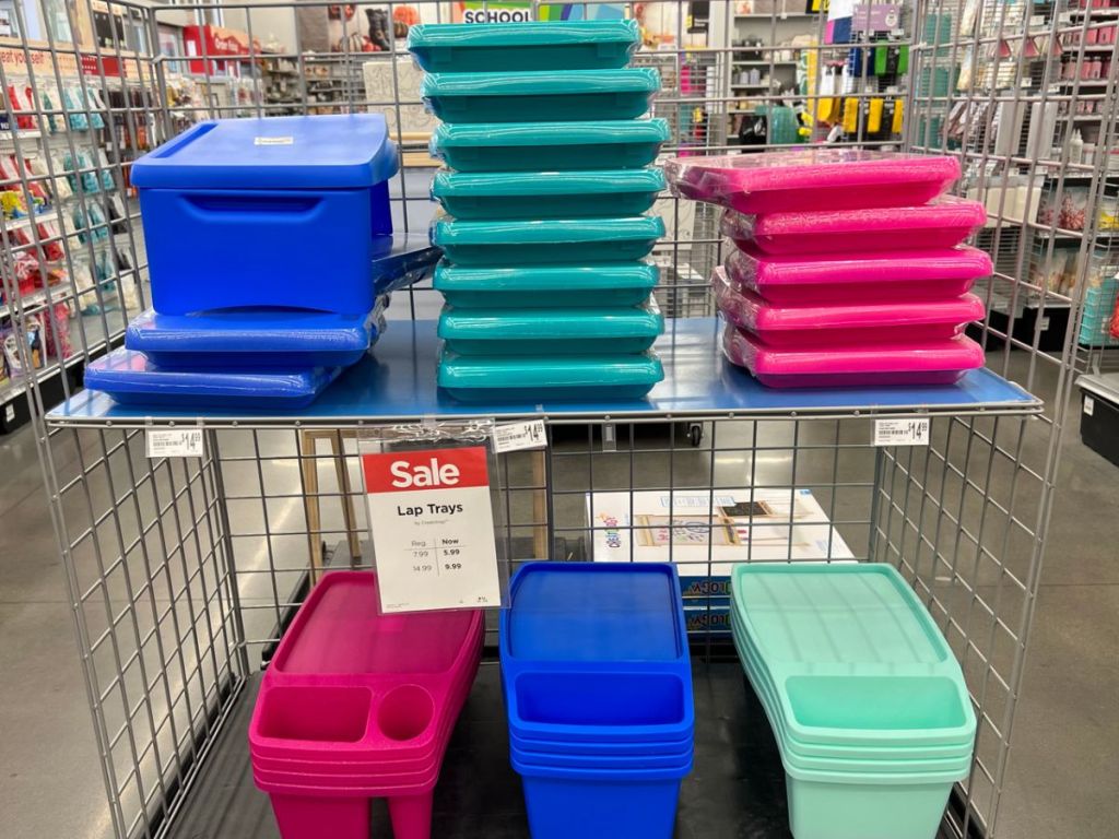 Lap desks for children in a variety of colors