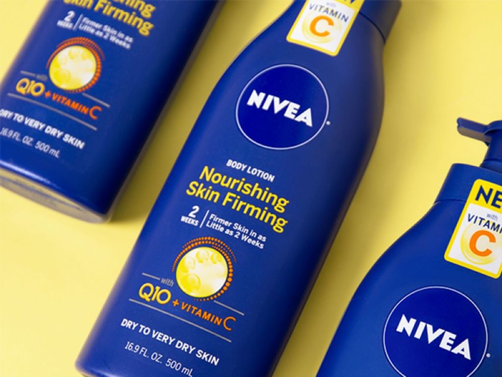 3 bottles of Nivea Q10 Firming Lotion