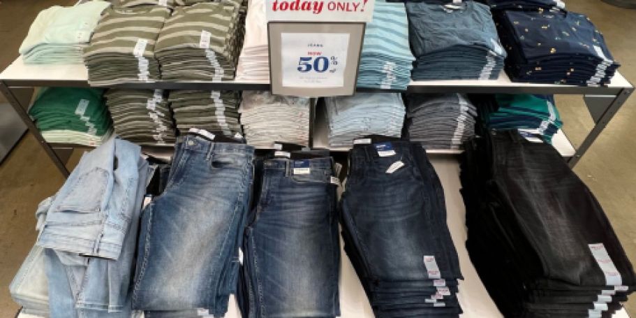 Today Only! 50% Off Old Navy Jeans | Styles from $9.99!