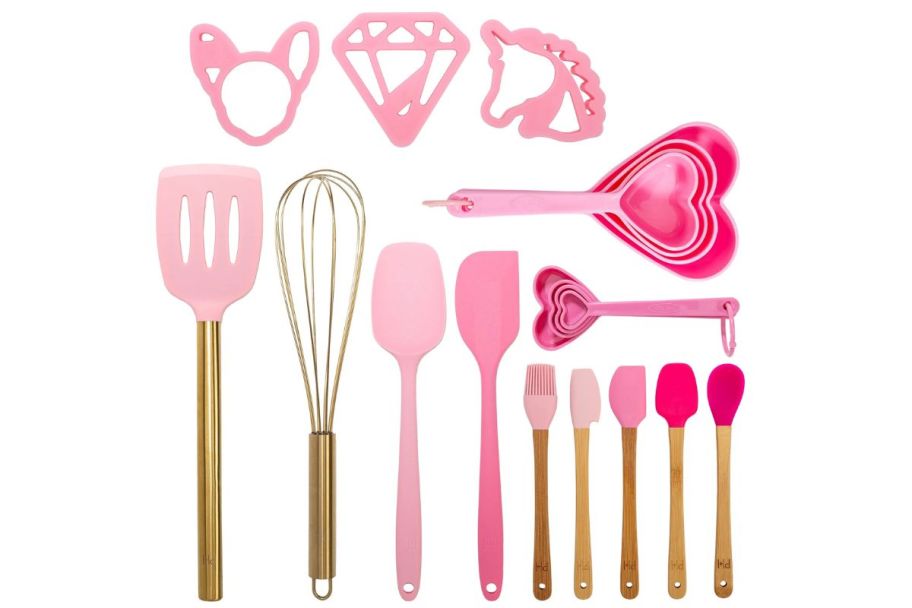 Paris Hilton Silicone Heat Resistant Kitchen Utensil 20-Piece Set