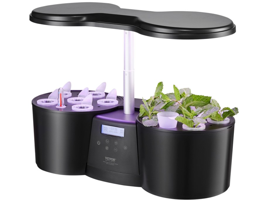 Plant growing system stock image