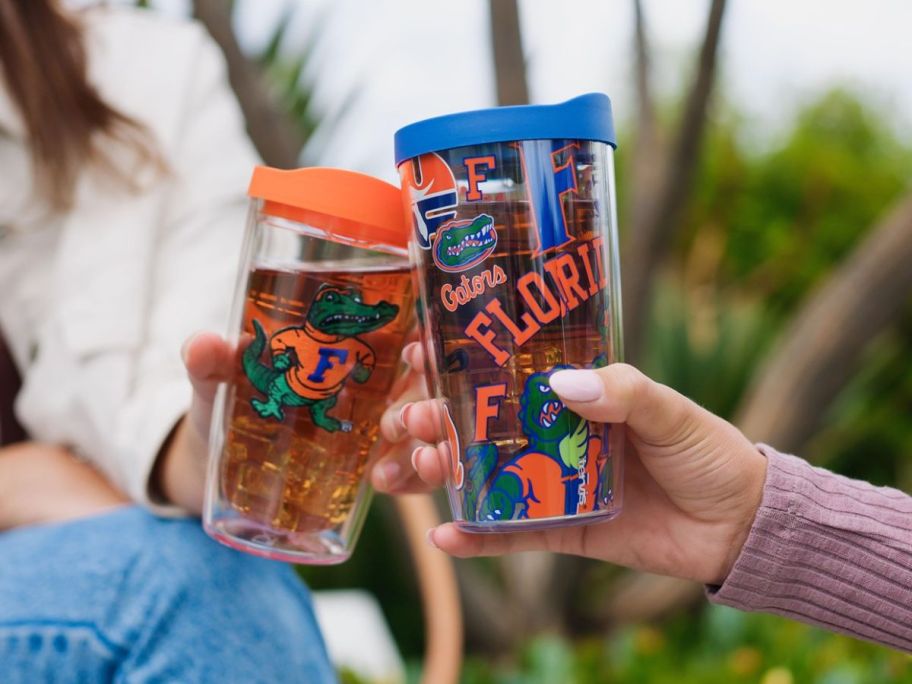 People toasting with Florida State Tervis Collegiate Tumblers