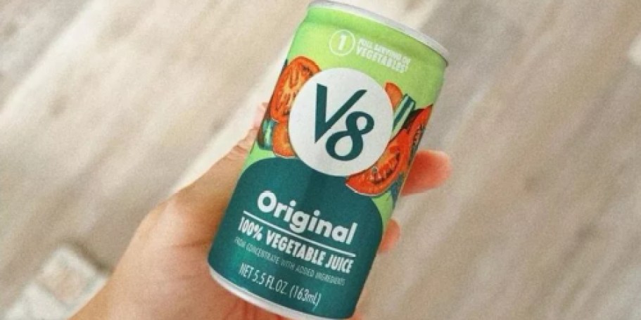 V8 Original Low Sodium 100% Vegetable Juice 6-Pack Only $2.32 Shipped on Amazon