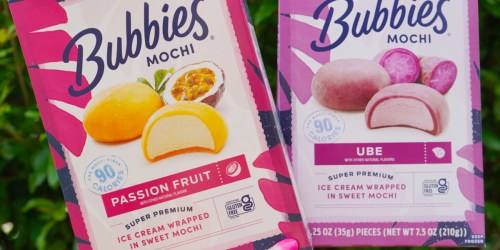 Bubbies Mochi Ice Cream 6-Count Boxes Just $3 Each at Publix