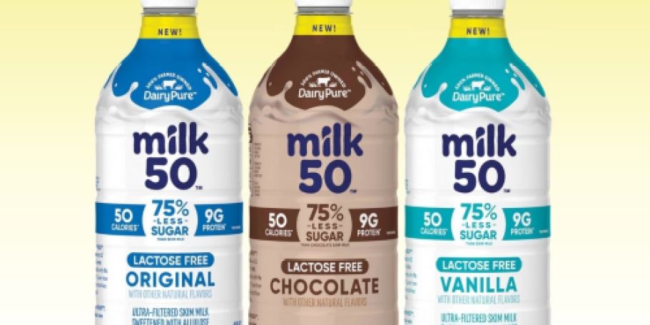 Better than FREE DairyPure Milk50 48oz After Cash Back at Walmart or Target