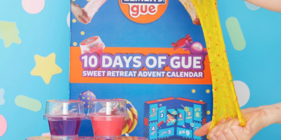 Elmer’s 10 Days of Gue Advent Calendar Only $9.99 on Amazon (Reg. $16) | Includes 20 Slime Jars!