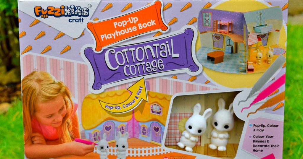 fuzzikins pop up bunnie cottage box 