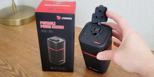 50% Off Portable Power Station on Amazon + Free Shipping | Great for Travel & Emergencies