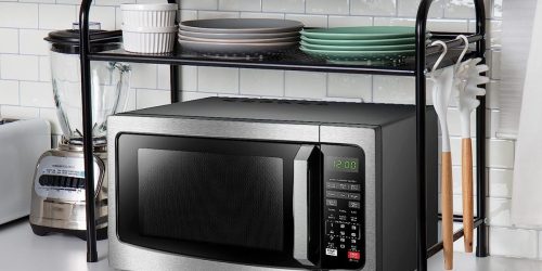 Microwave Shelf Rack Just $13.82 on Amazon (Regularly $30)