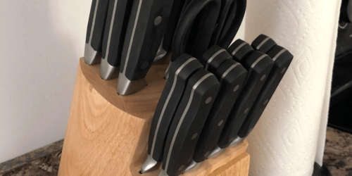 Amazon Basics 9-Piece Knife Block Set Just $19.57 Shipped for Prime Members (Reg. $42)