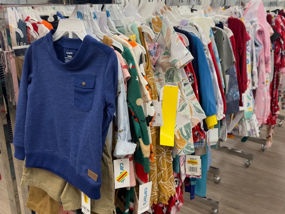 kohls kids clearance racks