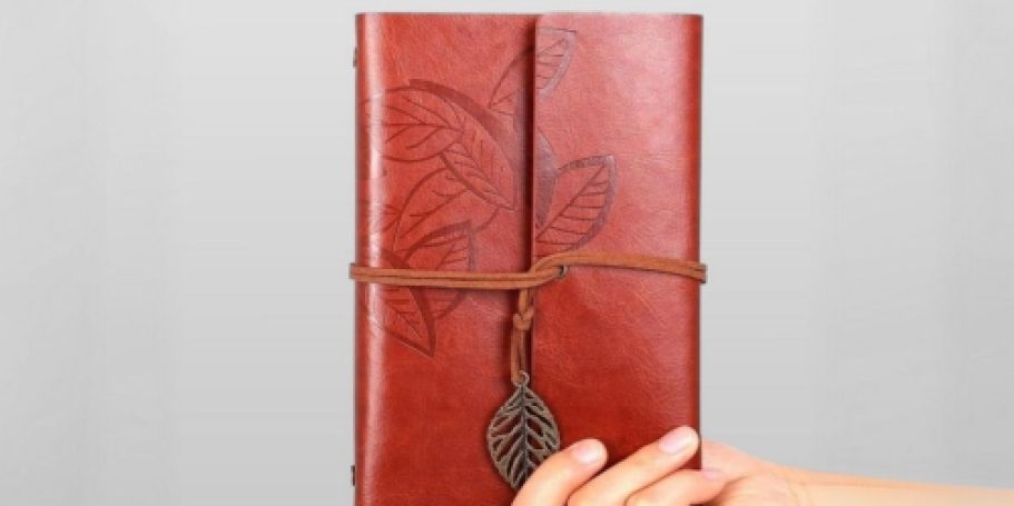 Leather Notebook Only $4 on Amazon (Regularly $12)