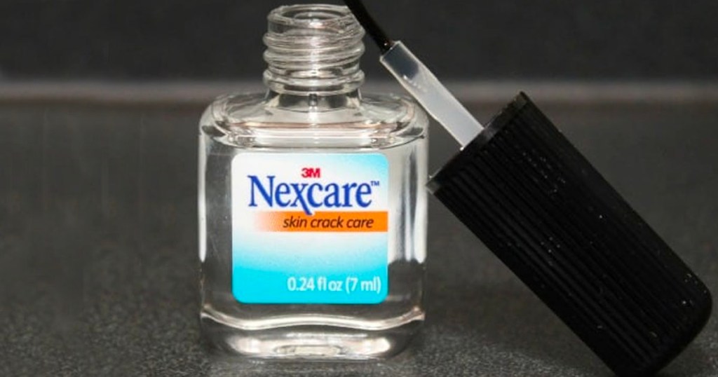 nexcare skincare bottle with applicator