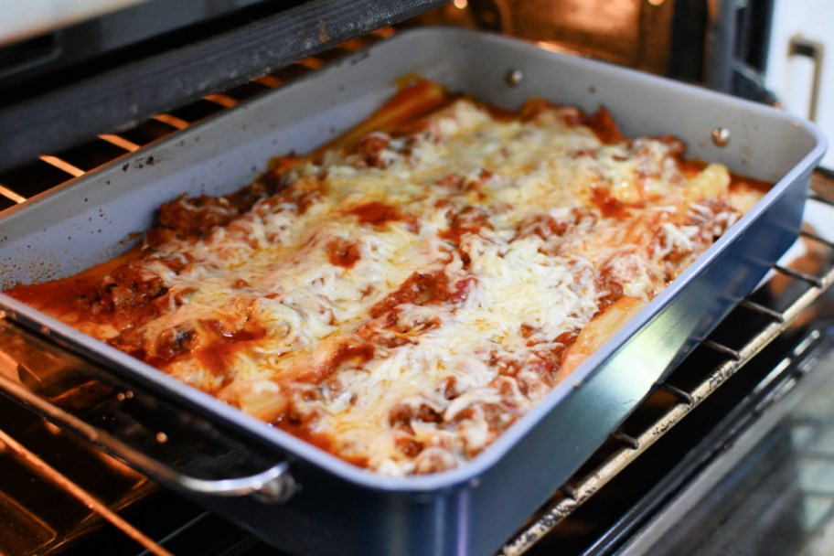 oven baked stuffed manicotti