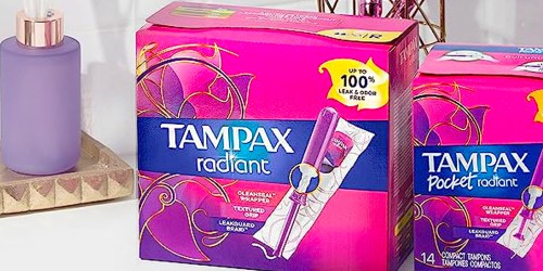 Tampax Tampons 84-Count Variety Pack Only $15.55 Shipped on Amazon (Reg. $24)