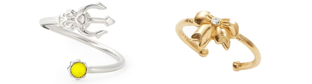 trident and bow rings