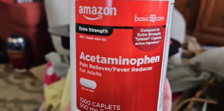 Amazon Basic Care Extra Strength Acetaminophen 1,000-Count Just $11.62 Shipped (Reg. $17)