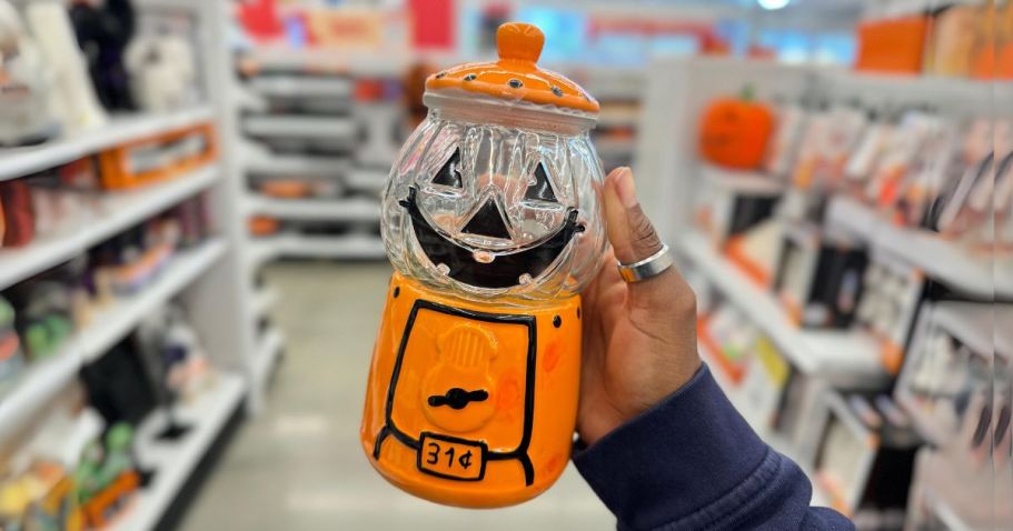 Adorable Pumpkin Gumball Machine Only $10 at Michaels (Reg. $17)