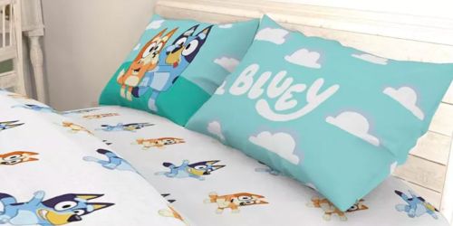 Bluey & Bingo Microfiber 4 Piece Sheet Set Just $28 on Macy’s.online (Reg. $70)