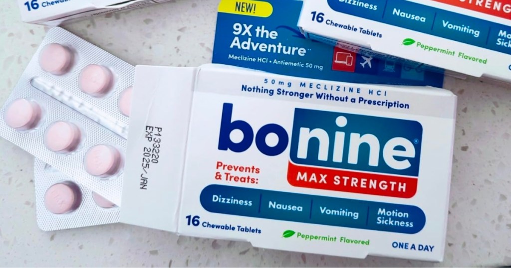 Bonine Motion Sickness Relief Chewable Tablets 16-Count