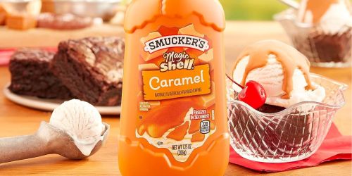 Smucker’s Magic Shell Caramel Topping 8-Pack Just $11.70 Shipped on Amazon (Only $1.46 Each)